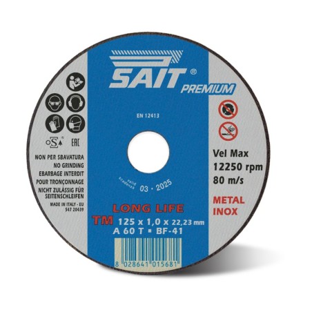 DISCHI DA TAGLIO PER FLESSIBILE PREMIUM-TM A 60 T